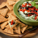 Thin Crisps Applewood Barbecue Whole Grain Wheat Crackers, Lunch Snacks, Snack Crackers, 7.1 Oz