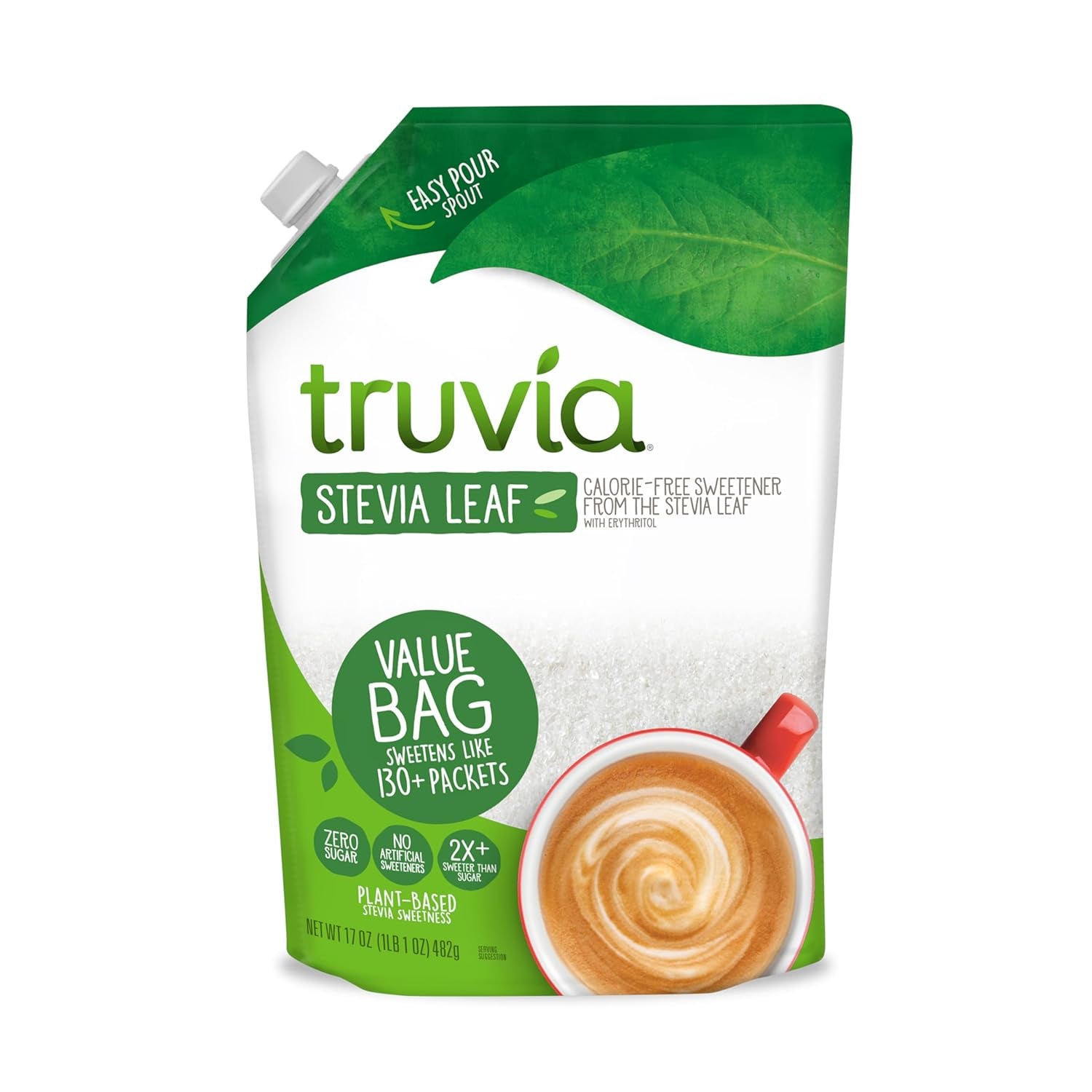 Original Calorie-Free Sweetener from the Stevia Leaf, 17 Ounce Refill Bag