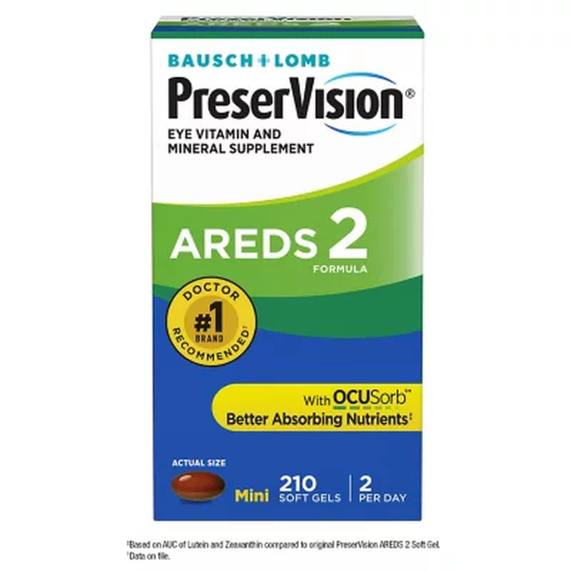 Preservision AREDS 2 Formula Eye Vitamin Softgels, 210 Ct.