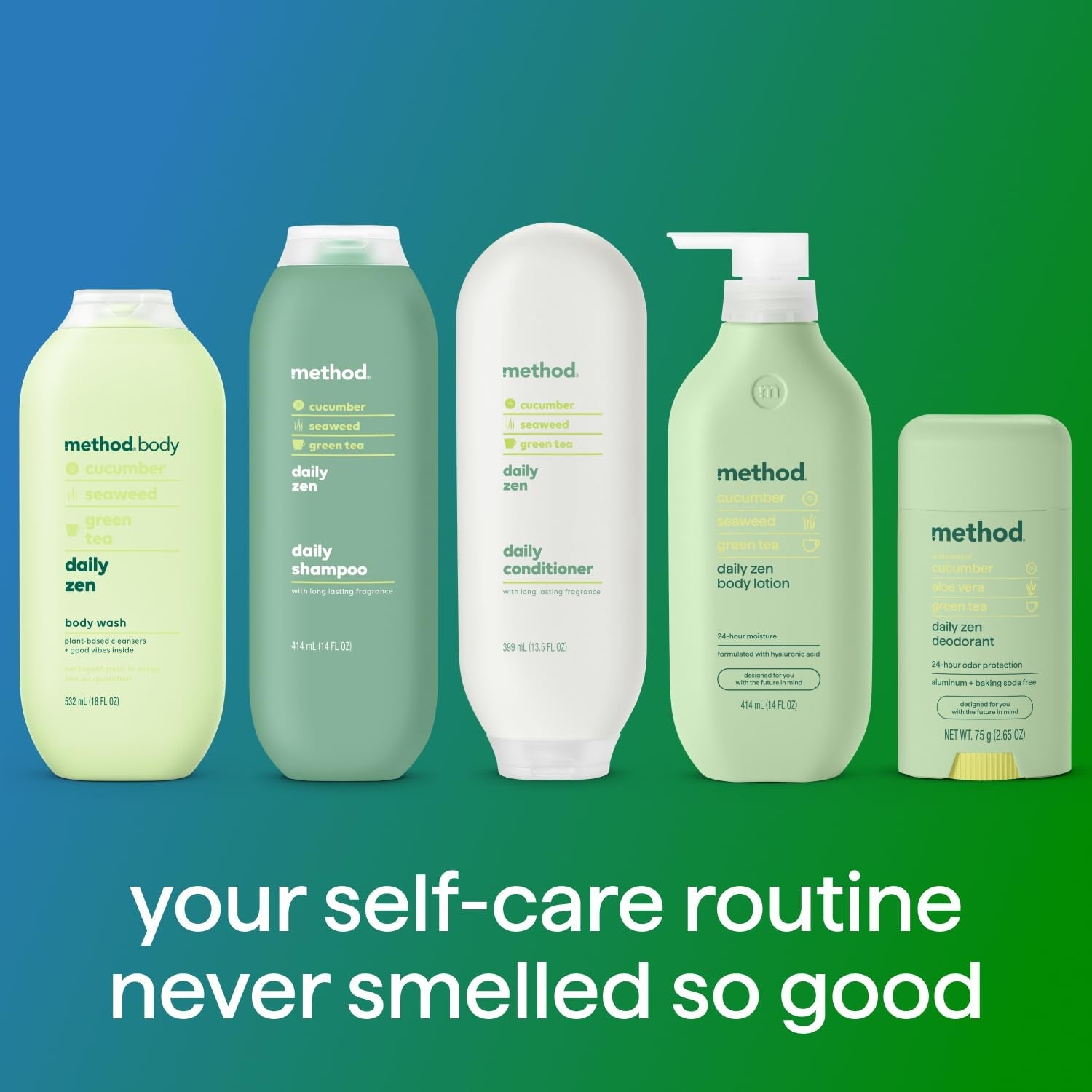 Body Wash, Daily Zen, Paraben and Phthalate Free, 18 Oz (Pack of 1)