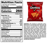 Doritos Nacho Cheese Tortilla Chips, 1.75 Oz., 64 Pk.
