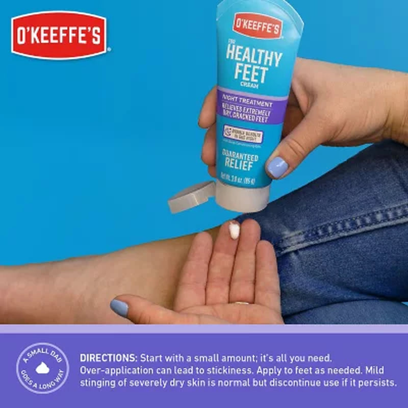 O'Keeffe'S Healthy Feet and Healthy Feet Night Treatment, 3 Oz., 3 Pk.