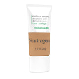 Clear Coverage Flawless Matte CC Cream, Full-Coverage Color Correcting Cream Face Makeup with Niacinamide (B3), Hypoallergenic, Oil Free &-Fragrance Free, Butterscotch, 1 Oz