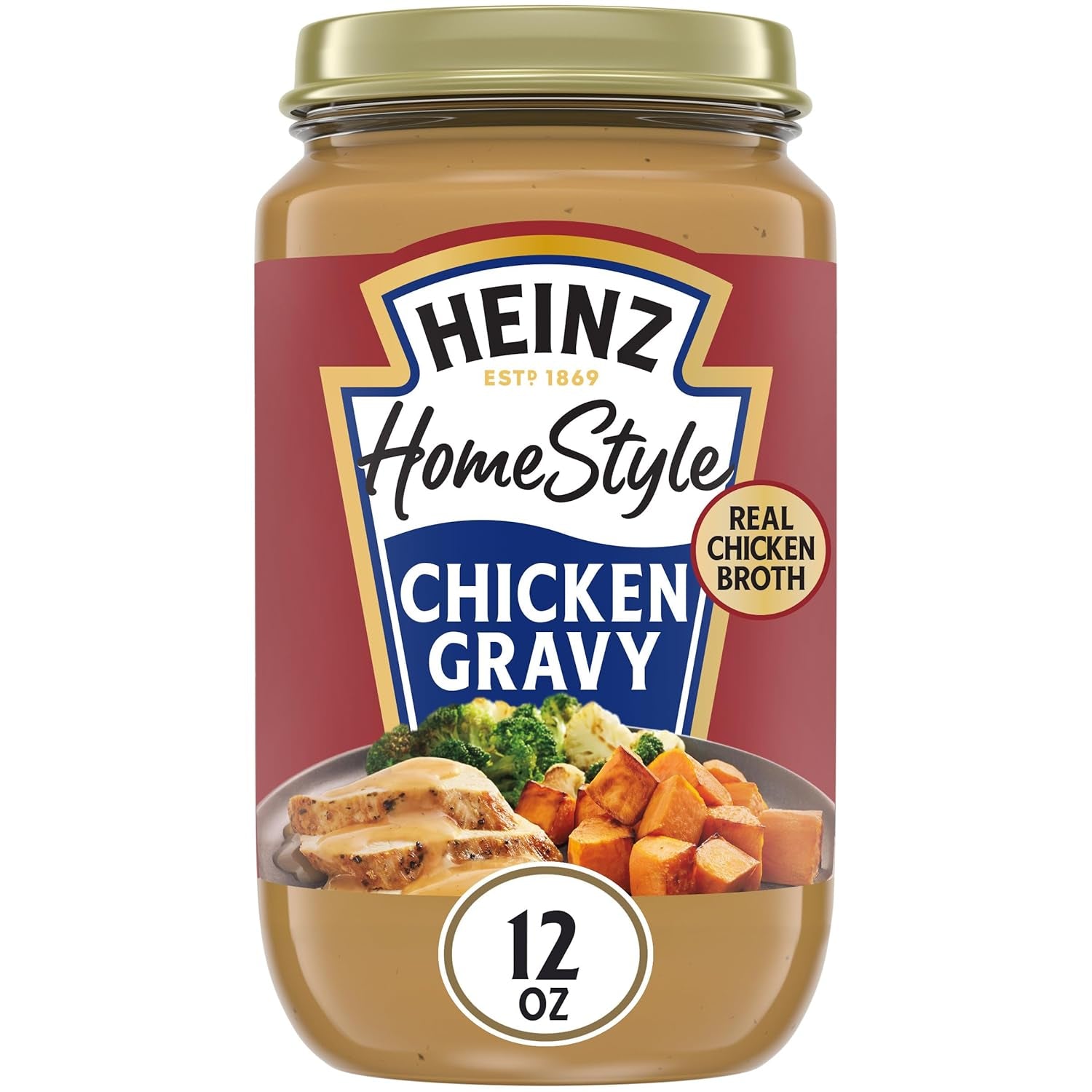 Homestyle Classic Chicken Gravy, 12 Oz Jar