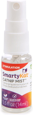 Catnip Mist Spray for Cats & Kittens, Safe for Pets - Trial Size, 0.5 Fluid Ounce