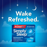 Simply Sleep Nighttime Sleep Aid Caplets, 25 Mg Diphenhydramine Hcl, Non-Habit Forming Sleep Aid for Adults, 100 Count