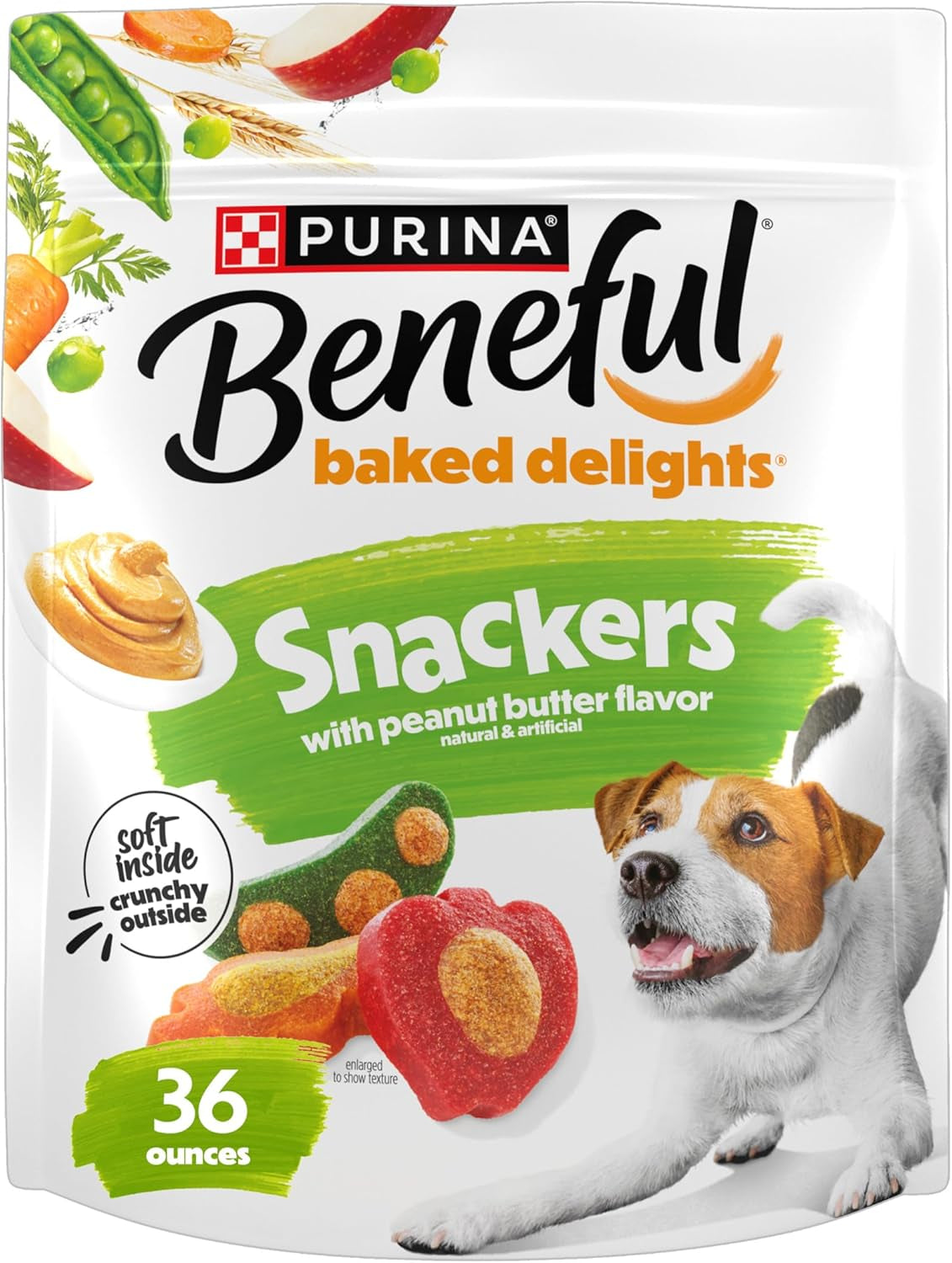 Purina  Baked Delights Snackers Dog Treats, 36 OZ
