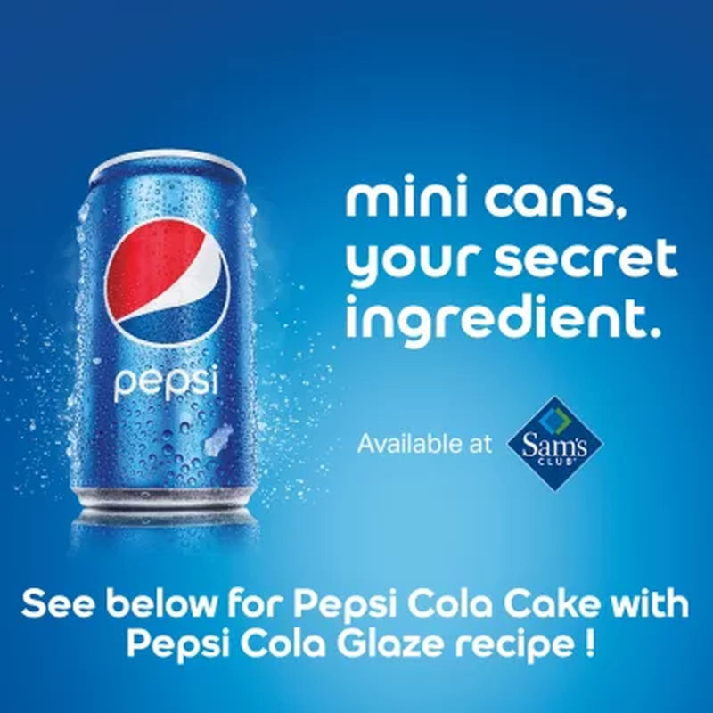 Pepsi Cola Mini Cans 7.5 Fl. Oz., 30 Pk.