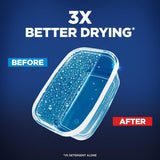 Jet-Dry Dishwasher Rinse Aid, Compatible with Dishwasher Detergent, Prevents Spots & Residues, Dries, Shine & Protects, 8.45 Oz, 80 Washes.