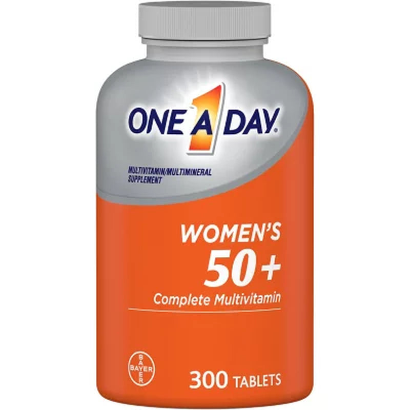 One a Day Women'S 50+ Multivitamin Tablets, 300 Ct.
