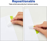 Multiuse Ultra Tabs, 2" X 1.5", 2-Side Writable, Neon Pink/Green/Orange, 24 Repositionable Tabs (74753)