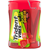 Vibes SOUR PATCH KIDS Redberry Sugar-Free Chewing Gum, 40 Piece Bottle