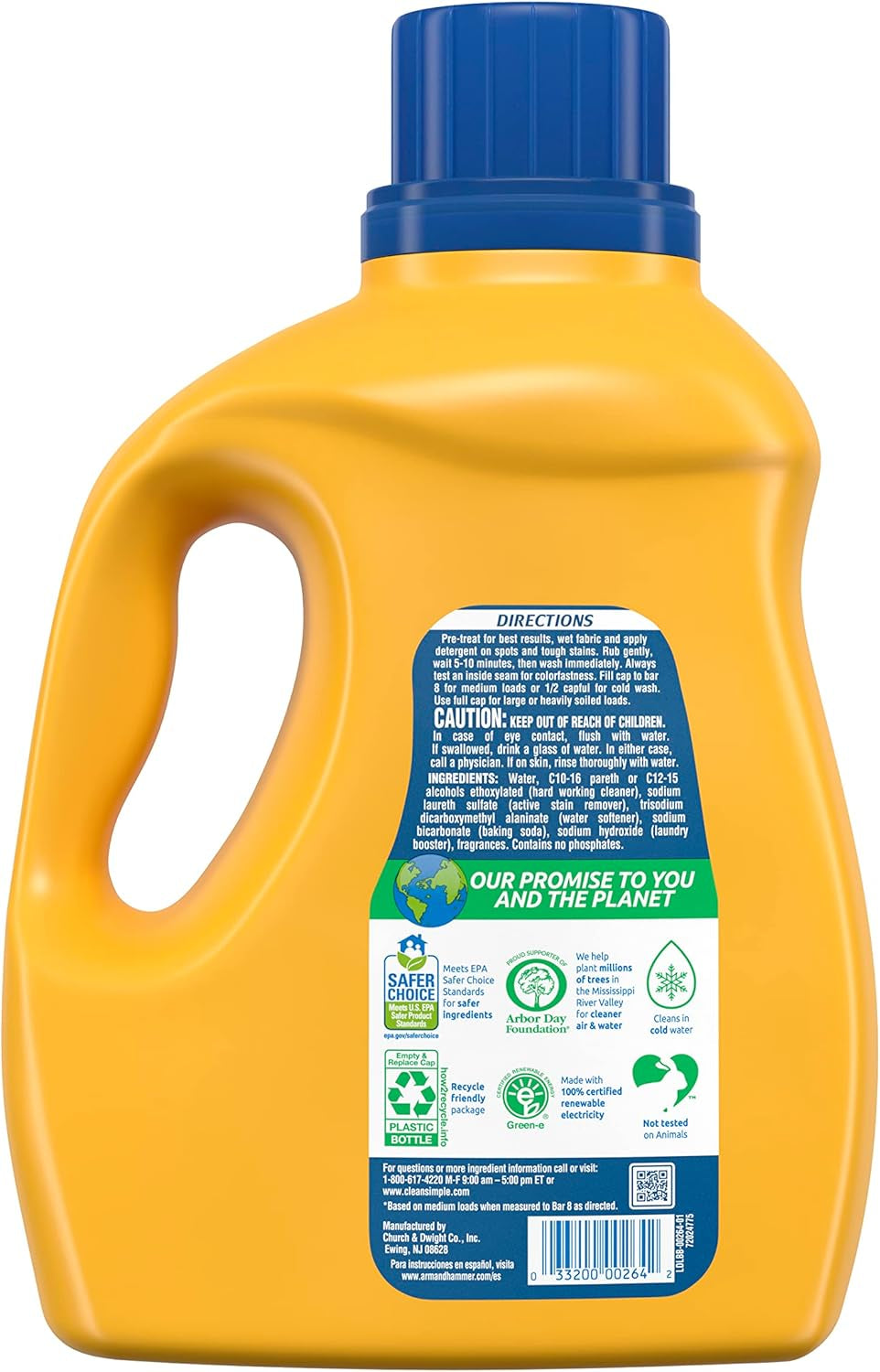 Clean & Simple, 77 Loads Liquid Laundry Detergent, 100.5 Fl Oz