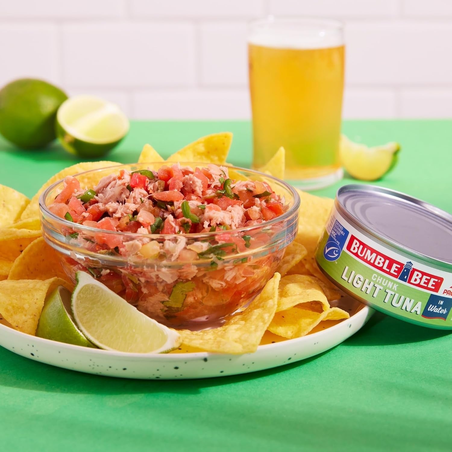 Chunk Light Tuna in Water, 5 Oz Cans (Pack of 4) - Wild Caught Skipjack Tuna - 22G Protein per Serving - MSC Certified Sustainable Seafood, Non-Gmo, Gluten Free, Kosher