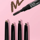 Ultimate Eyebrow Retractable Definer Pencil, Dark Brown, Dual-Sided, Fine Tip, Shapes, Defines, Fills Brows Makeup