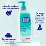Morning Burst Oil-Free Hydrating Facial Cleanser with BHA, Cucumber & Aloe Extracts, Face Wash Gently Removes Oil & Pore Clogging Impurities, 8 Fl. Oz