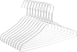 '- Wire Hangers, 10 Pack, Metal Hangers, Wire Hangers for Clothes, Wire Coat Hangers, Metal Clothes Hanger, Silver Hangers, Shirt Hangers, Slim Hangers, Thin Hangers, Standard Hangers