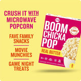 Angie'S  Real Butter Microwave Popcorn, 6 Count, 3.29 Oz. Bags
