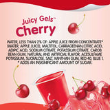 Sugar Free Cherry Flavored Juicy Gels, 4 Count Snack Cups