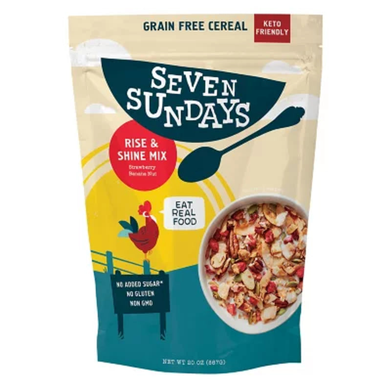 Seven Sundays Keto Rise and Shine Granola Cereal, 20 Oz.