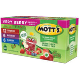 Mott'S Very Berry Applesauce Variety Pack, 3.2 Oz., 24 Pk.