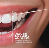 Waxed Dental Floss, Mint, Plaque Remover for Teeth, Shred Resistant, Floss Slides Smoothly, Easy to Use, Waxed, Deep Cleaning Teeth, Oral Care, PFAS Free, for Adults & Kids, 1 Pack, 200 Yd