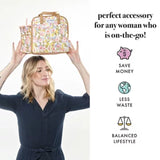 Fit & Fresh Artist Collection 5-Piece Deluxe Lunch Box, Choose Color