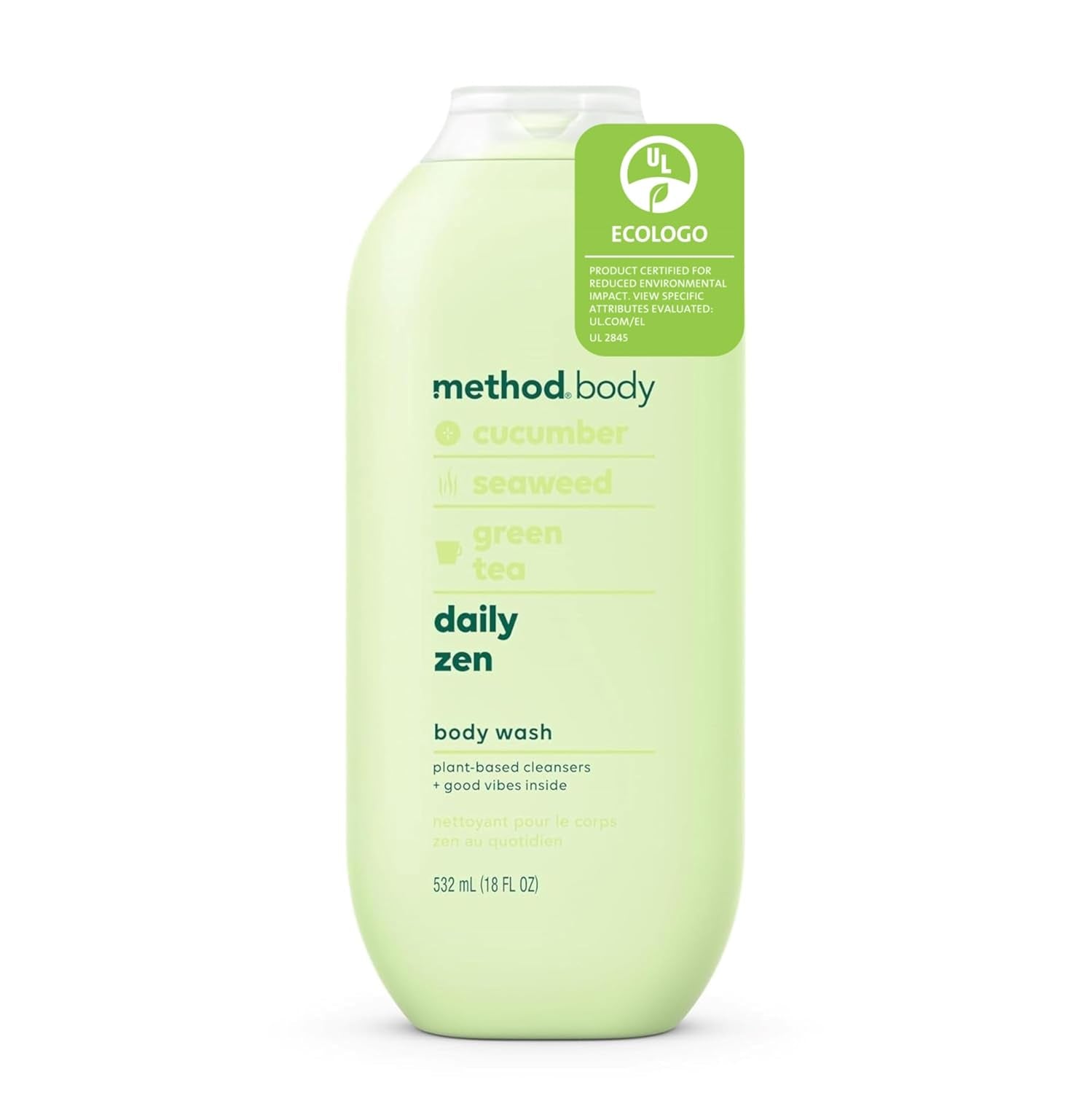 Body Wash, Daily Zen, Paraben and Phthalate Free, 18 Oz (Pack of 1)
