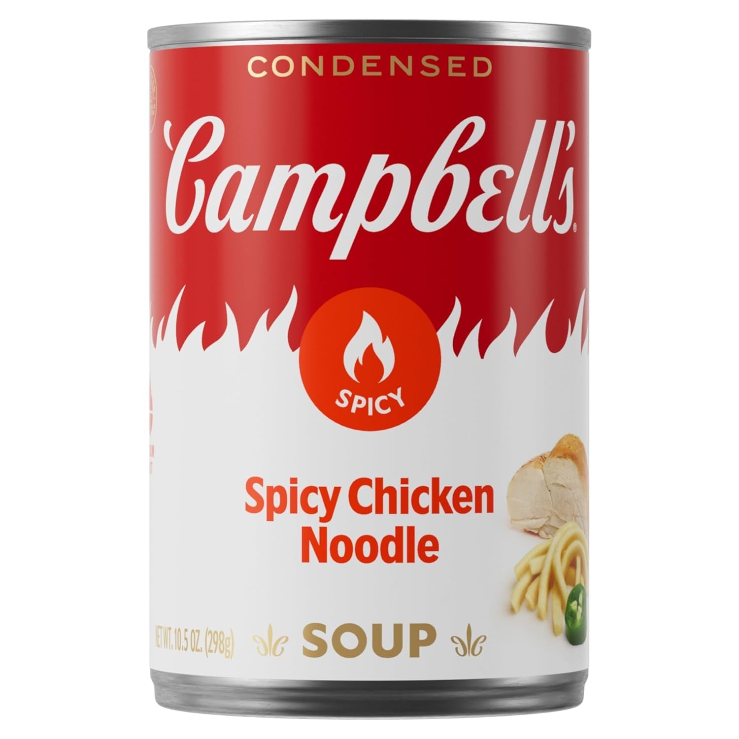 Campbell’S Condensed Spicy Chicken Noodle Soup, 10.5 Oz Can