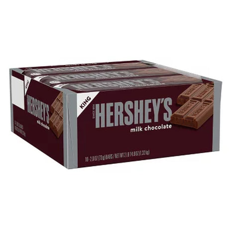 HERSHEY'S Milk Chocolate King Size Candy, 2.6 Oz.