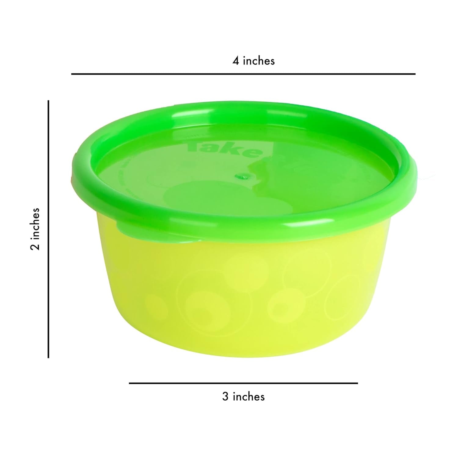 Take & Toss Toddler Bowls Set - Reusable Toddler Snack Cups - Toddler and Baby Snack Containers with Snap on Lids - Ages 9 Months and up - 8 Oz - 6 Count