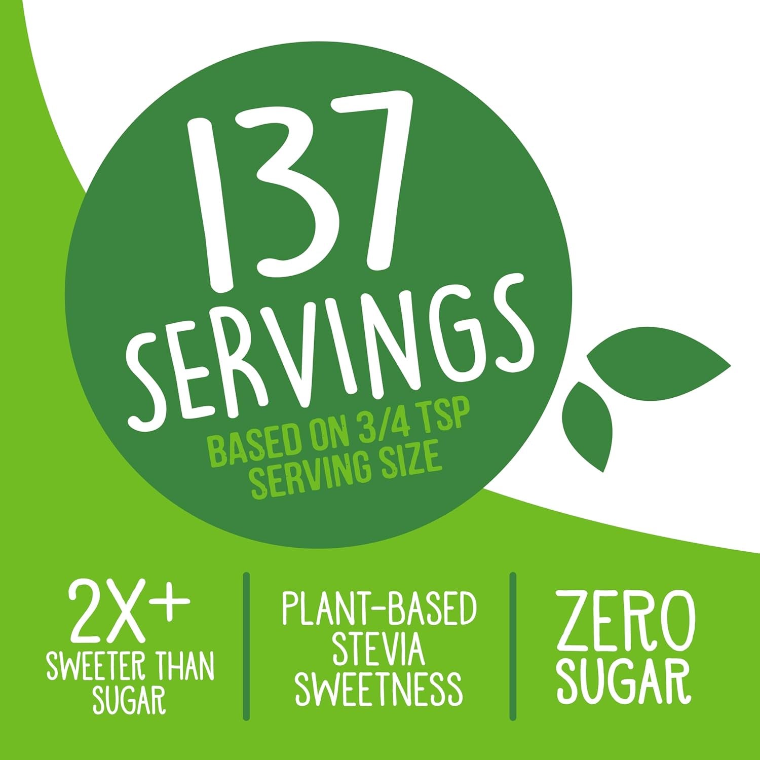 Original Calorie-Free Sweetener from the Stevia Leaf, 17 Ounce Refill Bag