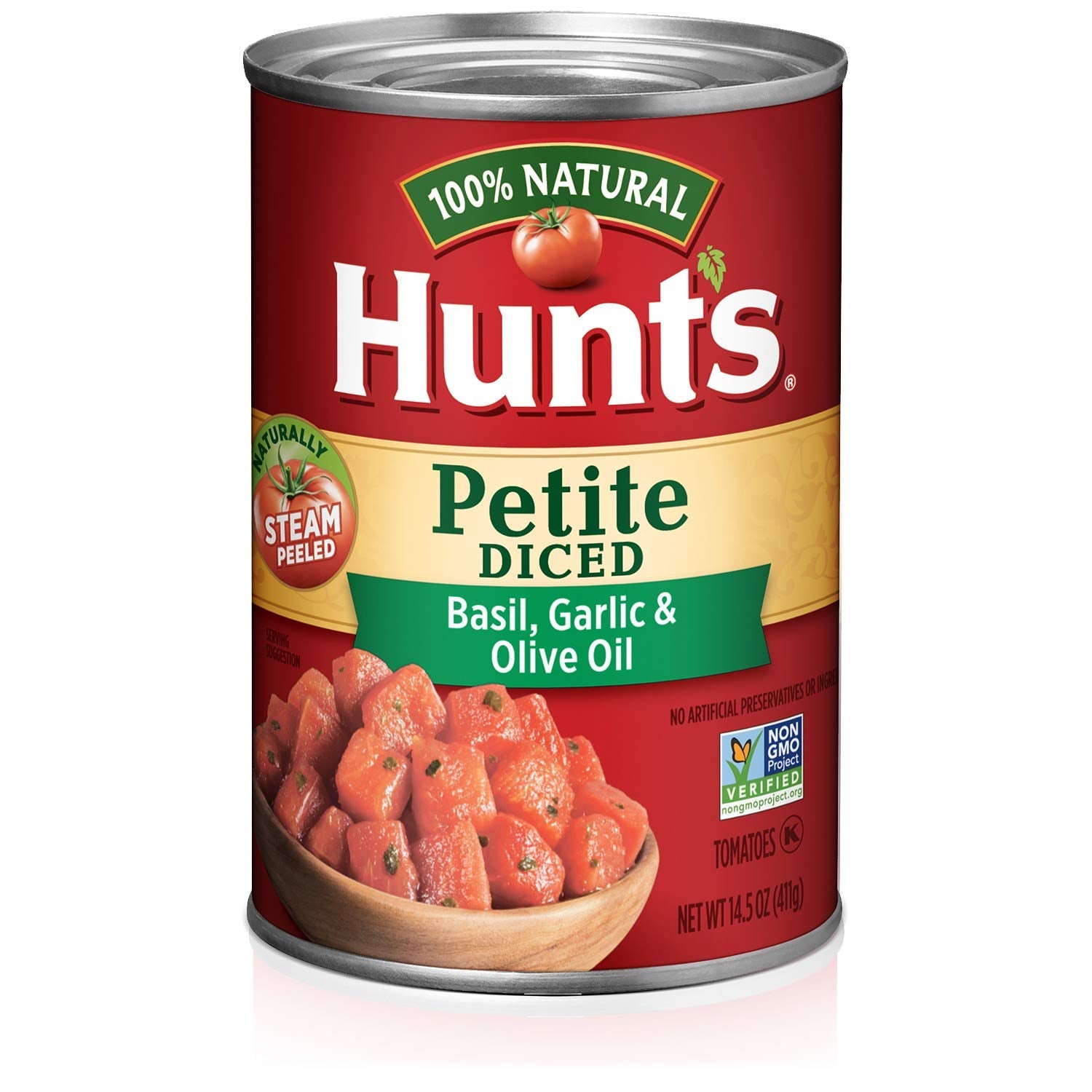Petite Diced Tomatoes Garlic & Olive Oil, 14.5 Oz