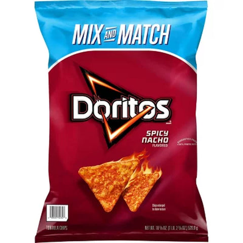 Doritos Spicy Nacho Tortilla Chips, 18.38 Oz.