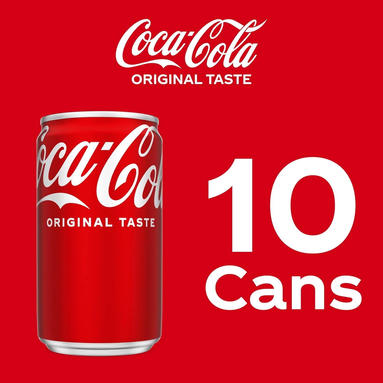 Coke Mini-Can 7.5Oz, 10 Pack