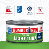 Chunk Light Tuna in Water, 12 Oz Can - Wild Caught Skipjack Tuna - 17G Protein per Serving - MSC Certified Sustainable Seafood, Non-Gmo, Gluten Free, Kosher
