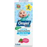 Kids Cocomelon Training Toothpaste Fluoride-Free; #1 Pediatrician Recommended Fluoride-Free Toothpaste*, 1.5Oz Tube