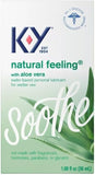 Natural Feeling Lube with Aloe Vera, Personal Lubricant, Water-Based Formula, Safe to Use with Silicone Toys and Condoms, for Men, Women and Couples, 1.69 FL OZ