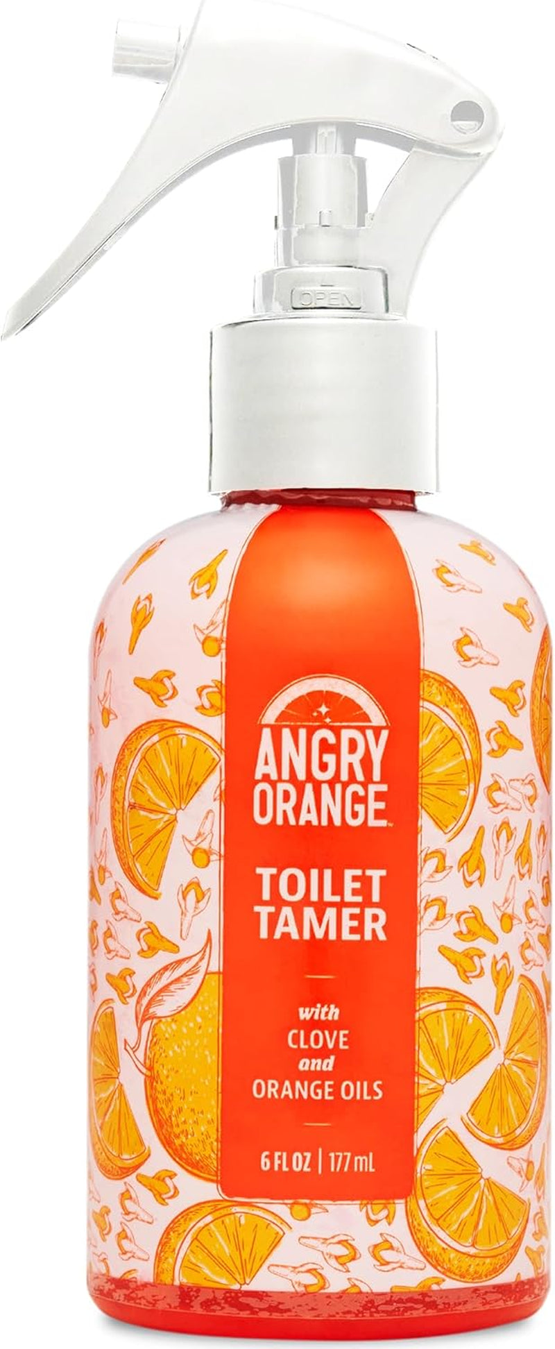 Toilet Tamer Bathroom Spray - Citrus Orange Spice - 6 Oz