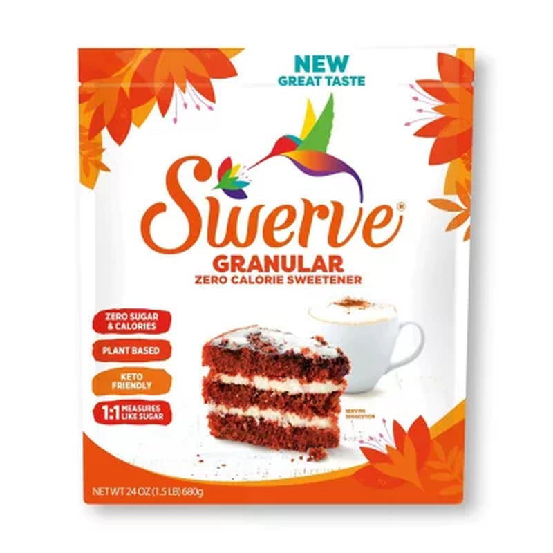 Swerve Granular Sugar Replacement, 24 Oz.