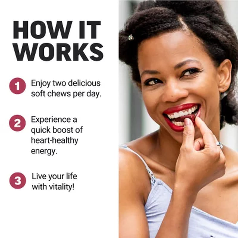 Force Factor Total Beets Soft Chews, Açai Berry, 90 Ct.
