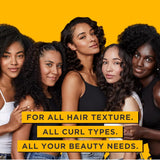 Goddess Strength Repairing Cocoon Hydrating Hair Mask for Waves, Coils and Curls, Hair Treatment with Castor Oil, 12 Oz