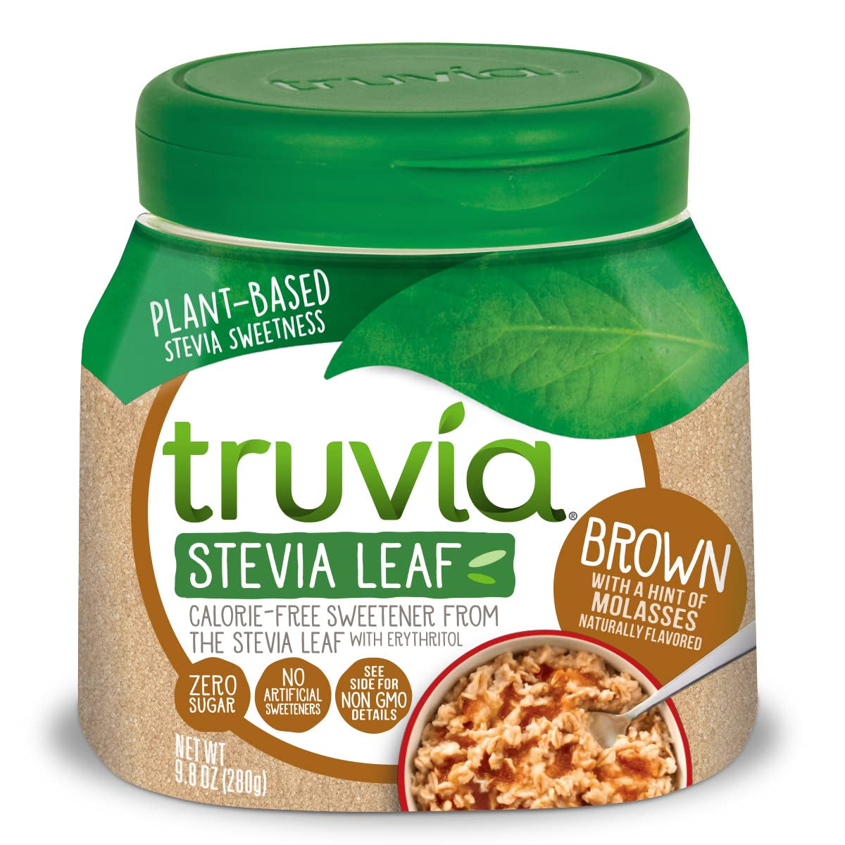 Calorie-Free Brown Spoonable Sweetener from the Stevia Leaf (9.8 Oz Jar)