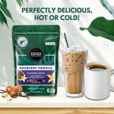 Zavida Coffee Whole Bean Coffee, Hazelnut Vanilla, 32 Oz.